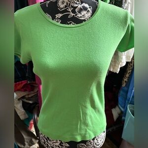 LA Sportswear Size Small Women’s Ribbed Blouse High Quality Fabric 32” Bust 20”L